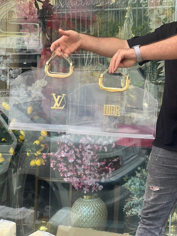 باکس طلقی مدل کیفی دسته دار سایز بزرگ