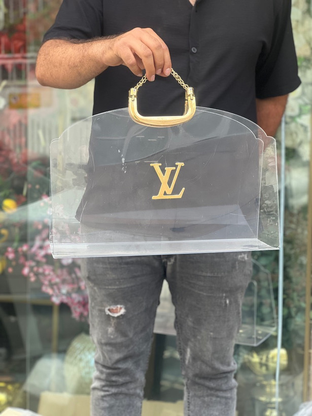 باکس طلقی مدل کیفی دسته دار سایز بزرگ