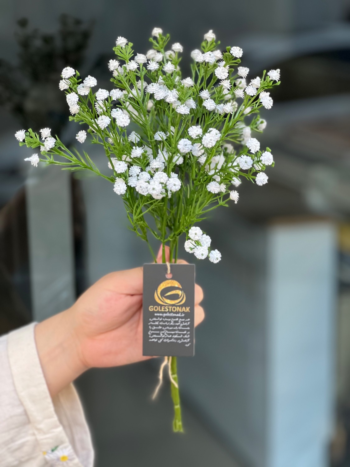 بوته ژیپسوفیلا مصنوعی رنگ سفید (گل عروس)
