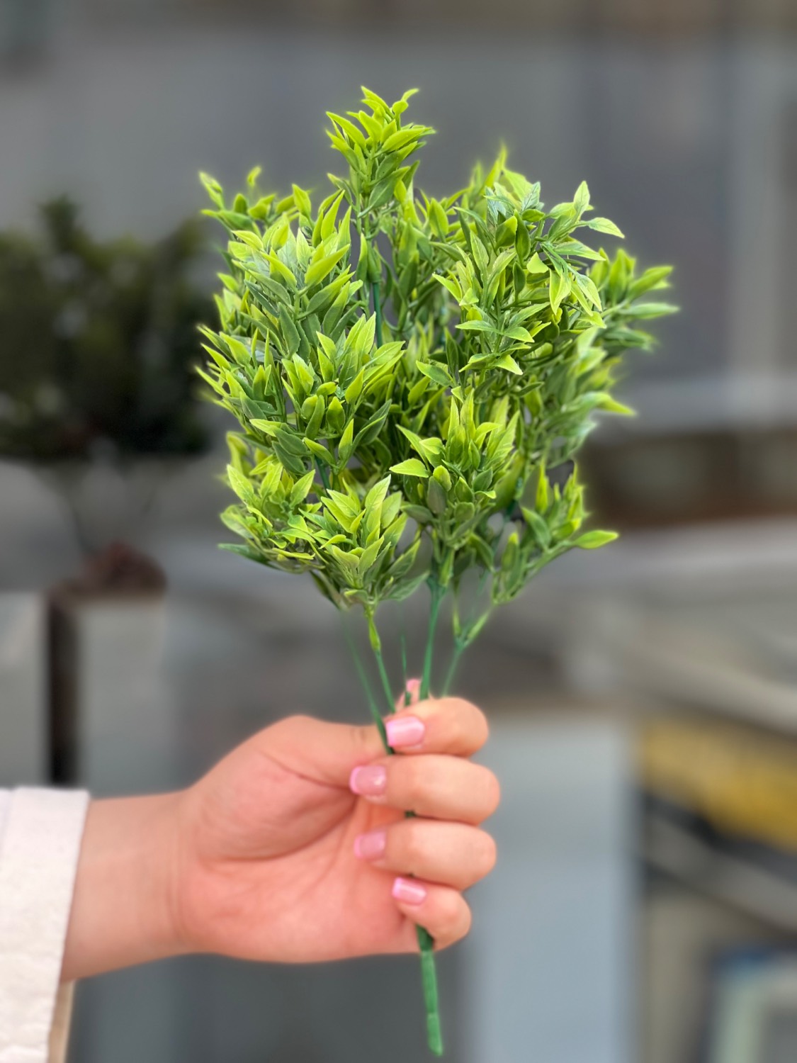 گل مصنوعی بوته چای وارداتی