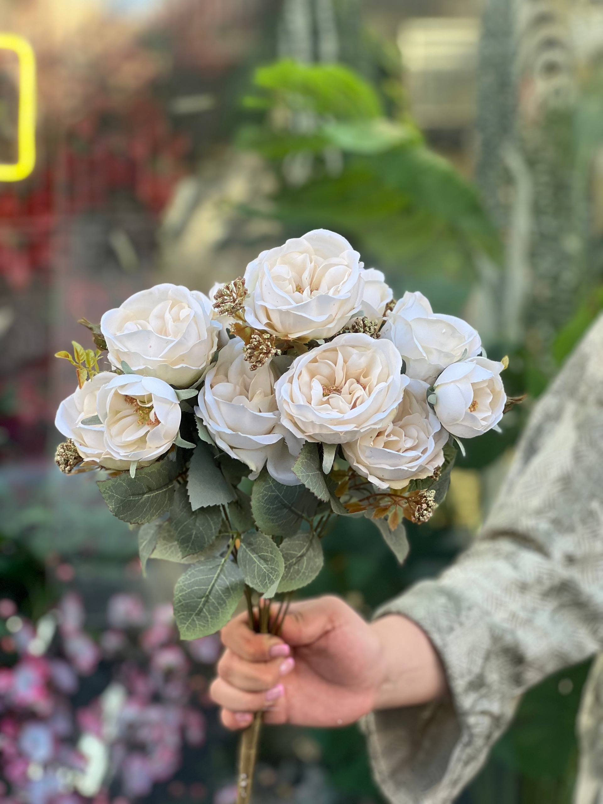 بوته ژولیت فرانسوی مصنوعی درجه۱وارداتی رنگ سفید