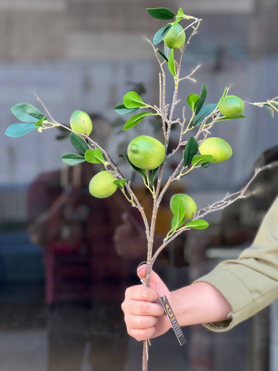 شاخه لیمو ۷میوه سبز مصنوعی وارداتی کیفت درجه۱