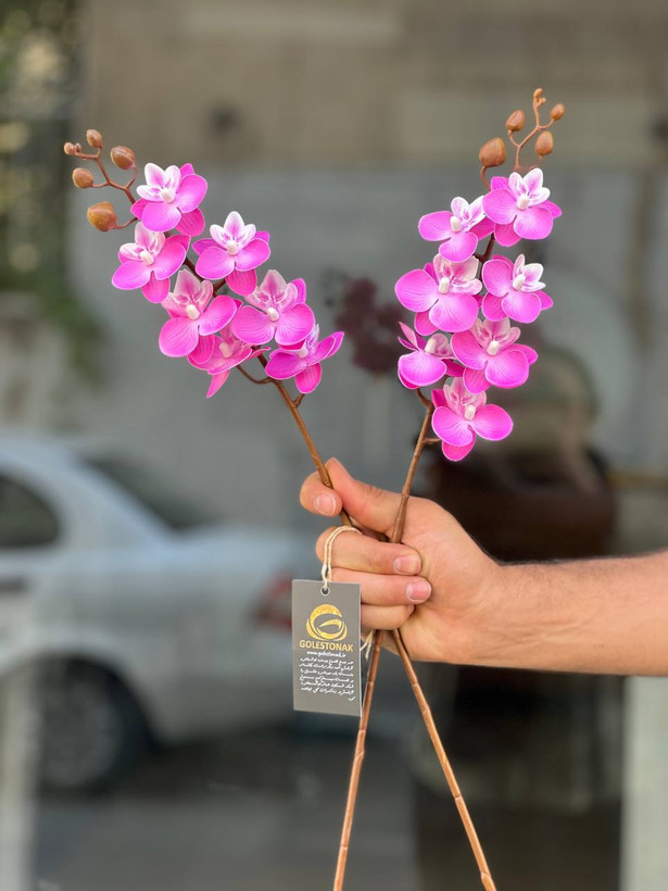 ارکیده مینیاتوری مصنوعی وارداتی رنگ صورتی