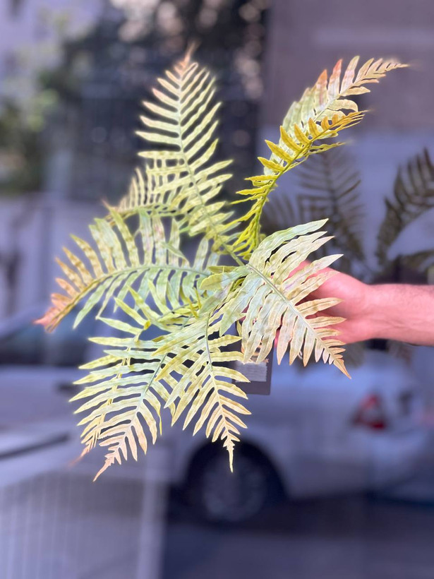 بوته سرخس مصنوعی ۹بازو وارداتی دورنگ