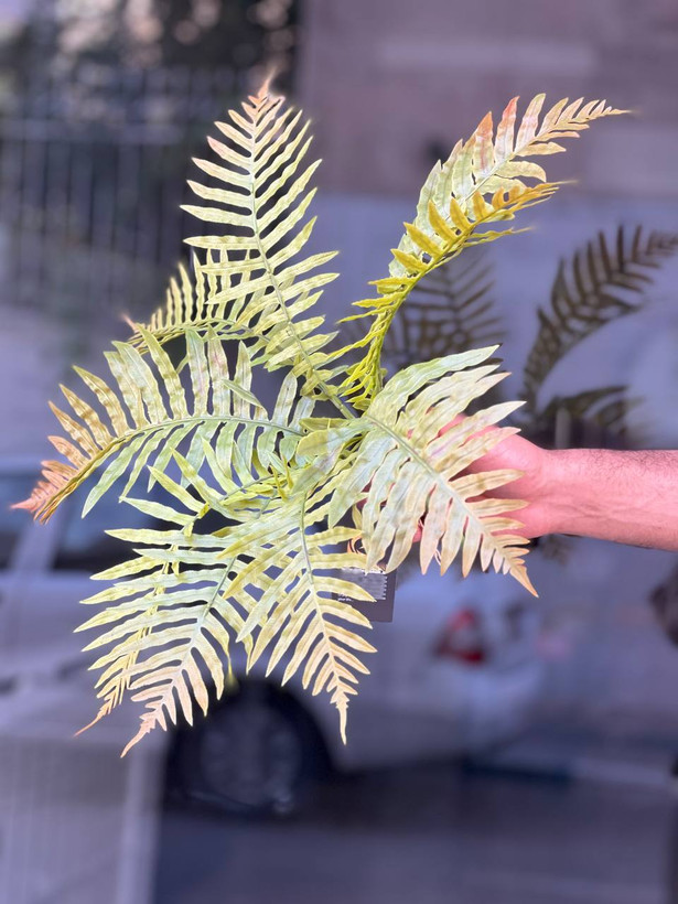 بوته سرخس مصنوعی ۹بازو وارداتی دورنگ