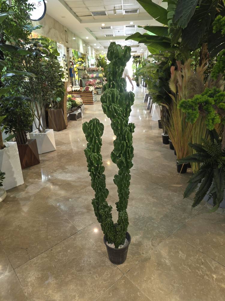 کاکتوس مصنوعی وارداتی مدل صخره ای درجه1 ارتفاع150