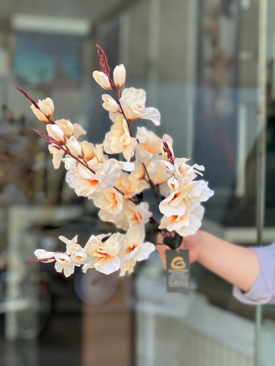 گل آلستر بلند وارداتی مصنوعی رنگ نباتی