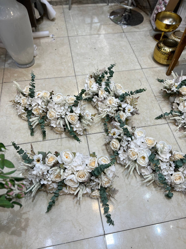 ریسه گل مصنوعی کیفیت وارداتی ۱متری